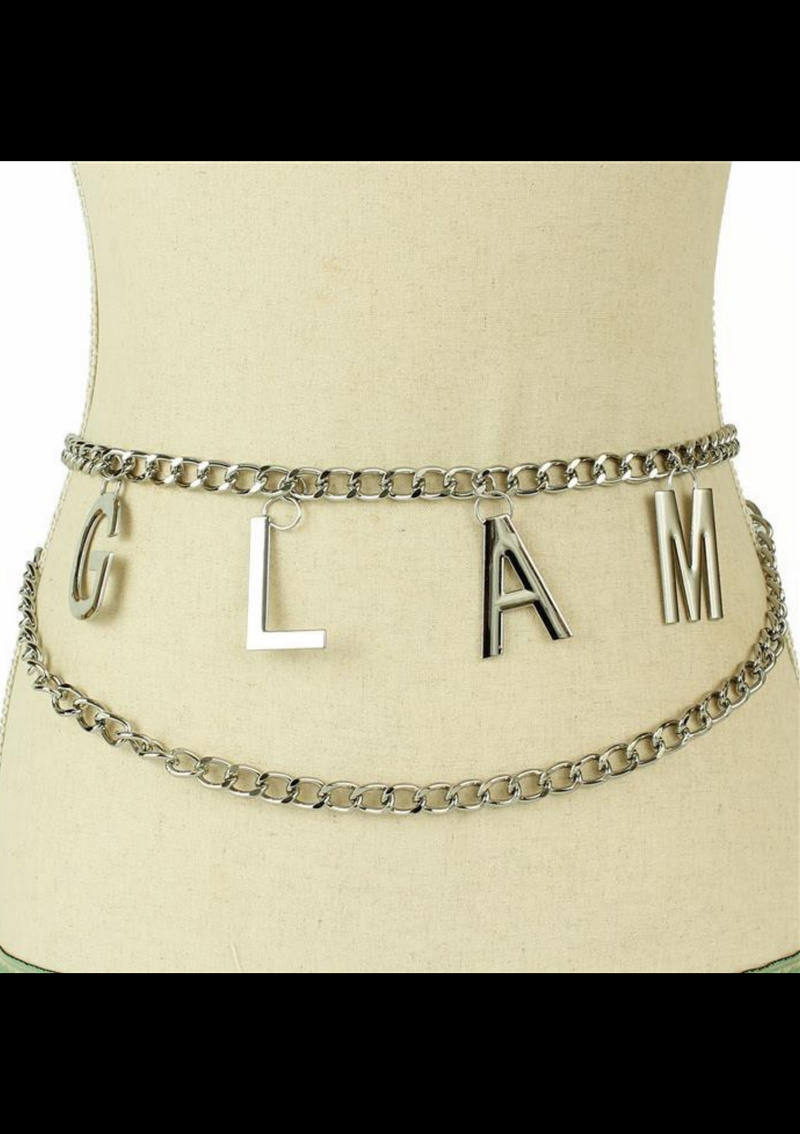 METAL LINK CHAIN GLAM BELT