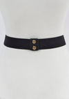 Oversized Chain Buckle Plus Size Elastic Belt