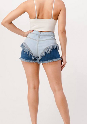 Daisy Denim Shorts