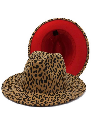 Katie Red Bottom Wool Fedora