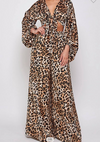 Paulina Leopard Crop Top Set