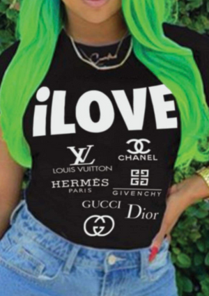 I love designer tee